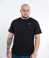 Футболка Батал оптом FB-0124 Nike чорний