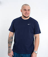 Футболка Батал оптом FB-0124 Nike синій