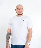 Футболка Батал оптом FP-B0324 Puma  білий