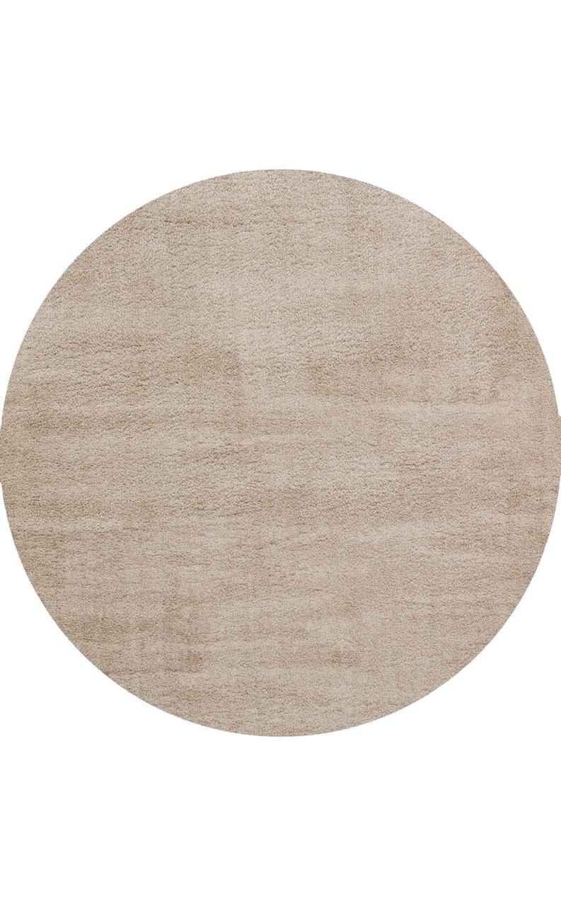 Килим Comfort 1006 Beige бежевий круглий Ø 160 см