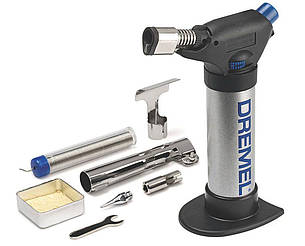Паяльник газовий Dremel Versaflame 2200 1200&#176;C паливо 42мл п&#39;єзо 4 насадки