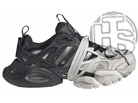 Чоловічі кросівки Адідас Adidas XLG Runner Deluxe White Black JR0861, фото 1