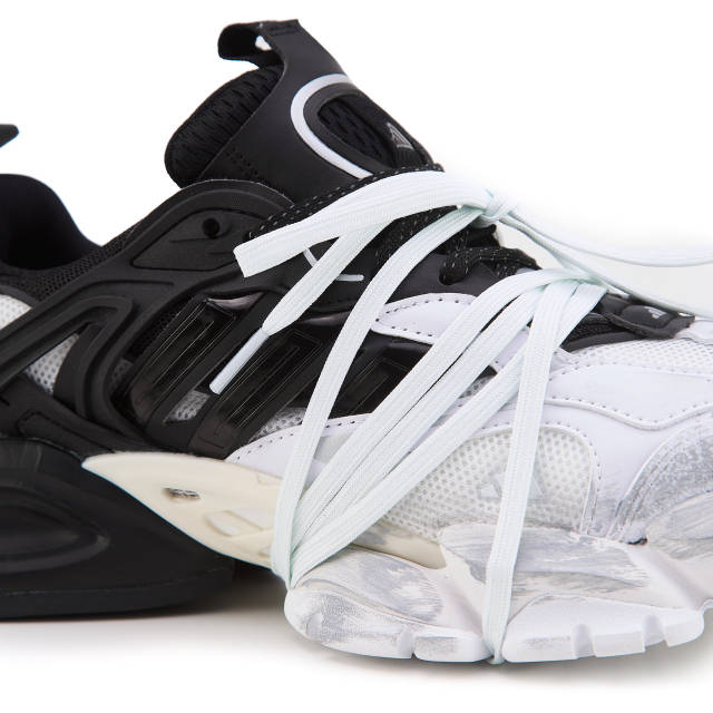 Женские кроссовки Адидас Adidas XLG Runner Deluxe White Black