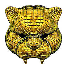 Маска для VIP клиентів Тигр із серіалу Гра в кальмара Squid Game YU227