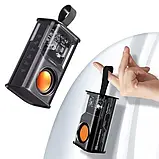 Портативна колонка SPS A036 з прозорим корпусом та RGB підсвічуванням SV227, фото 3