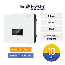 Гібридний інвертор SofarSolar HYD 10KTL-3PH, фото 4