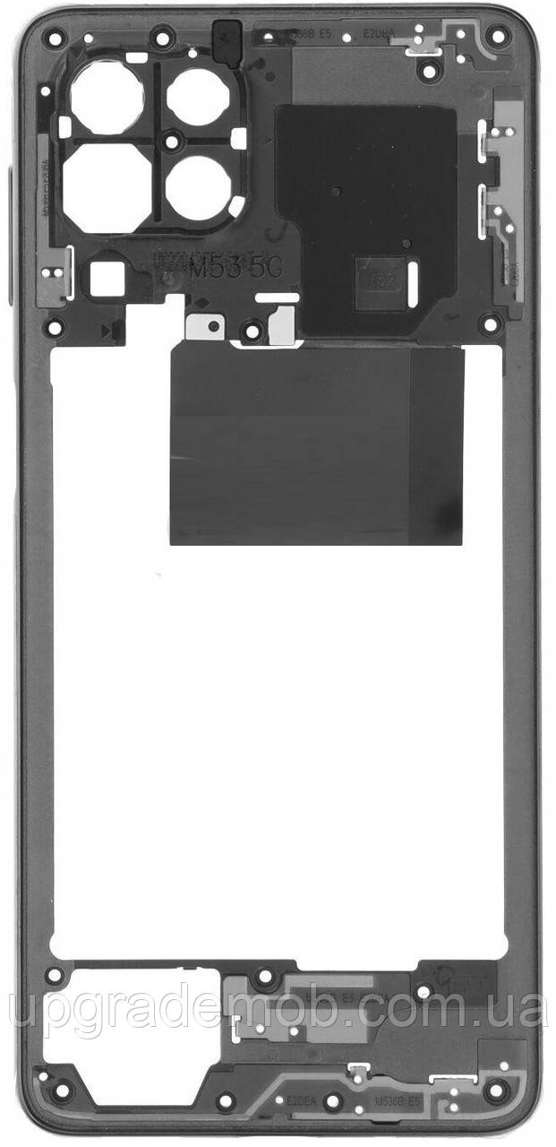 Рамка корпусу Samsung M536 Galaxy M53 чорна, фото 1