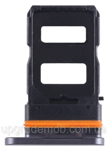 Тримач Sim-карти Xiaomi 12 Pro чорний на дві Sim картки