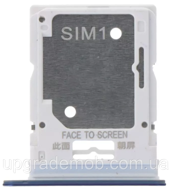 Тримач Sim-карти та карти пам'яті Xiaomi Redmi Note 11 Pro 5G синій Atlantic Blue на дві Sim-карти