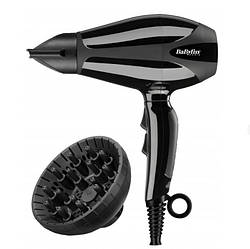 Фен Babyliss, 2400Вт, 3 режими, дифузор, іоніз-я, хол. обдув, чорний