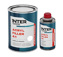 Грунт-наповнювач акриловий "ACRYL FILLER 4:1" білий, 0,8л+0,2л, TROTON
