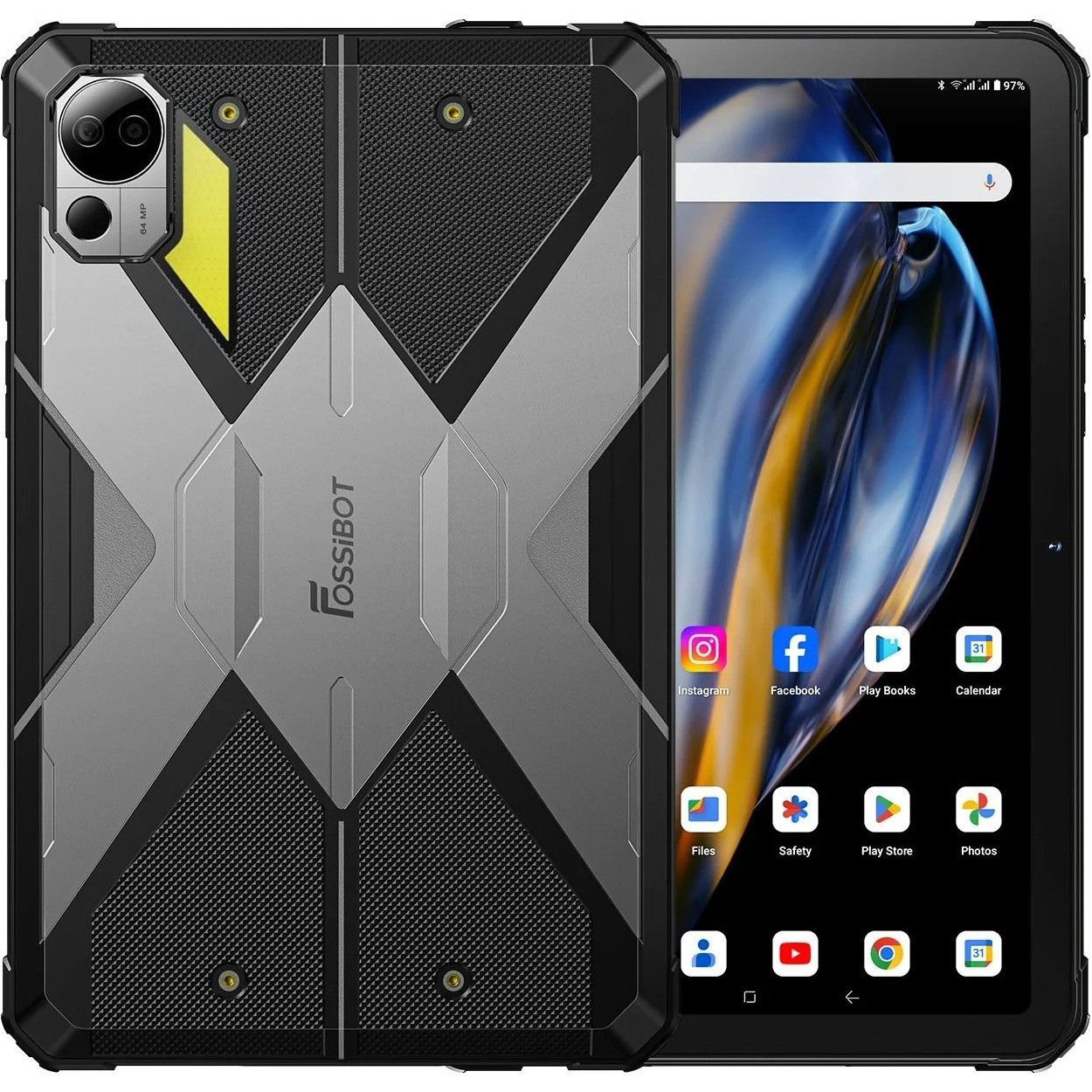Fossibot DT2 12/256GB Global LTE Grey Захищений планшет MediaTek Helio G99 22000 мАг