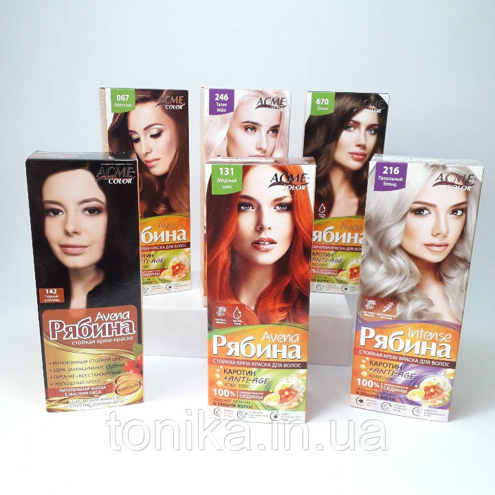 Крем-фарба для волосся "ACME-COLOR" Горобина, фото 1
