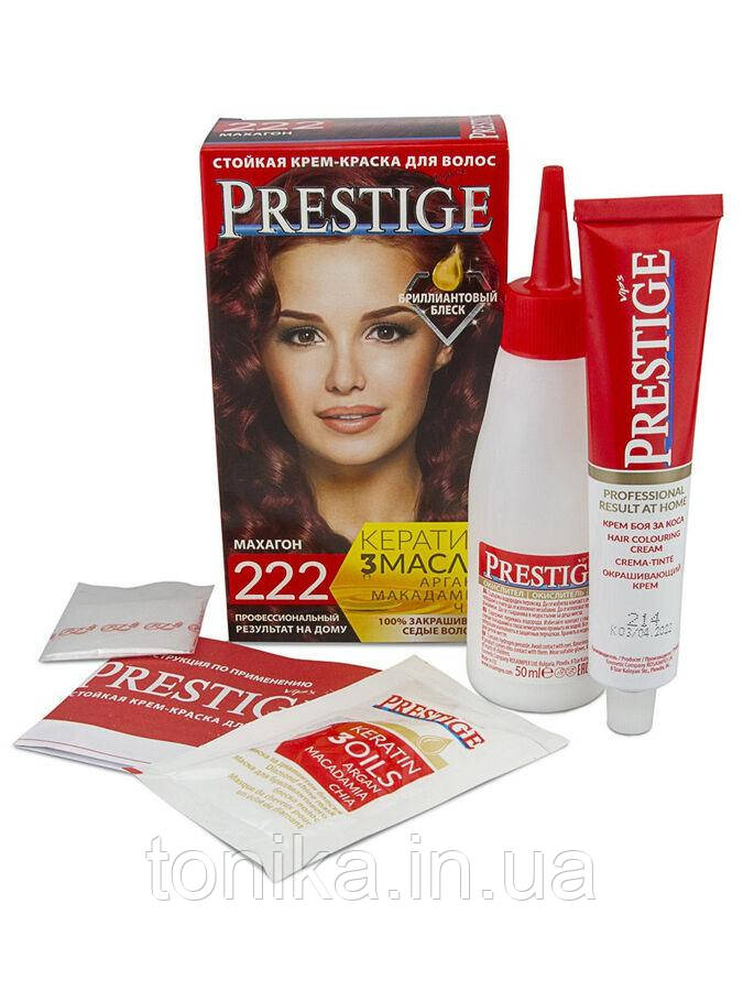 No 222 МАХАГОН Стійка крем-фарба для волосся PRESTIGE Престиж