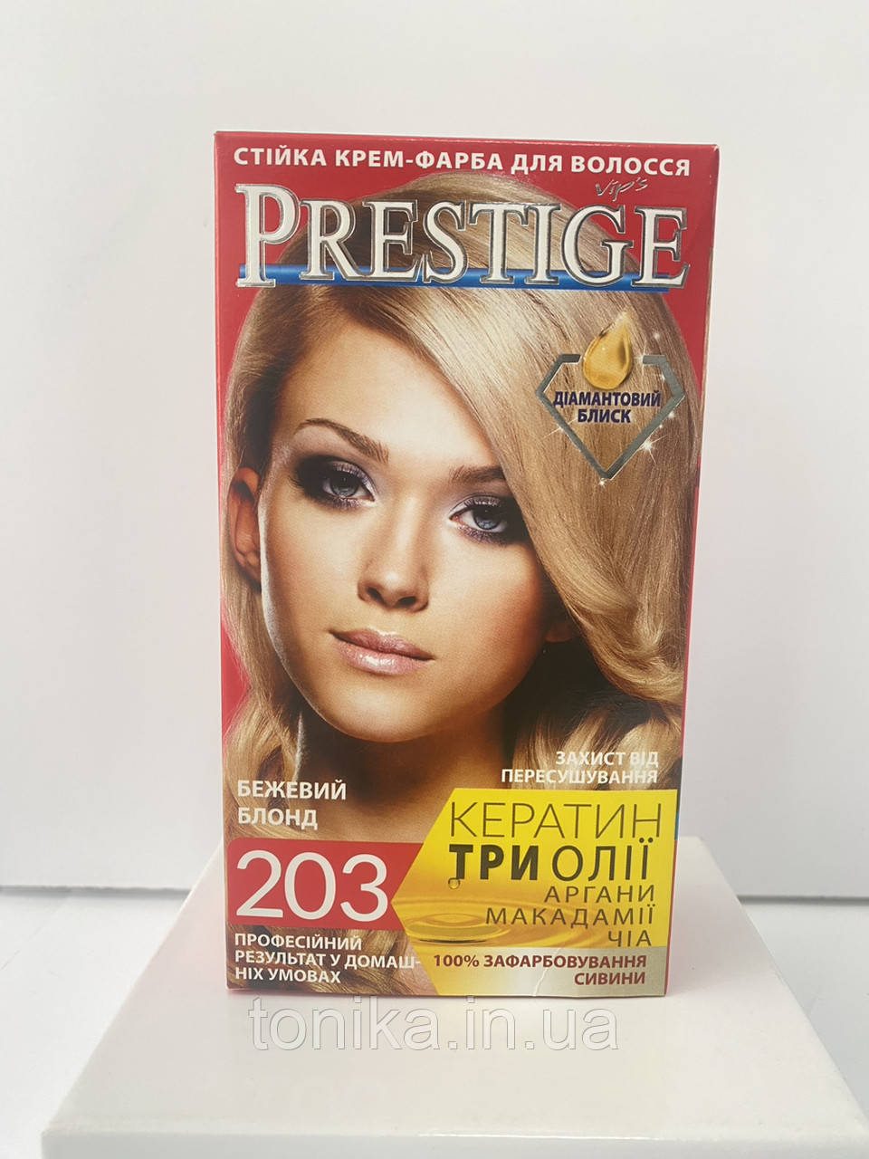 No 203 Стійка крем-фарба для волосся PRESTIGE / Престиж бежевий блонд, фото 1
