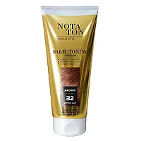 Тонуючий бальзам НОТАТОН з біозолотом Коричневий No 32 Nota Ton Brown / Тоніка