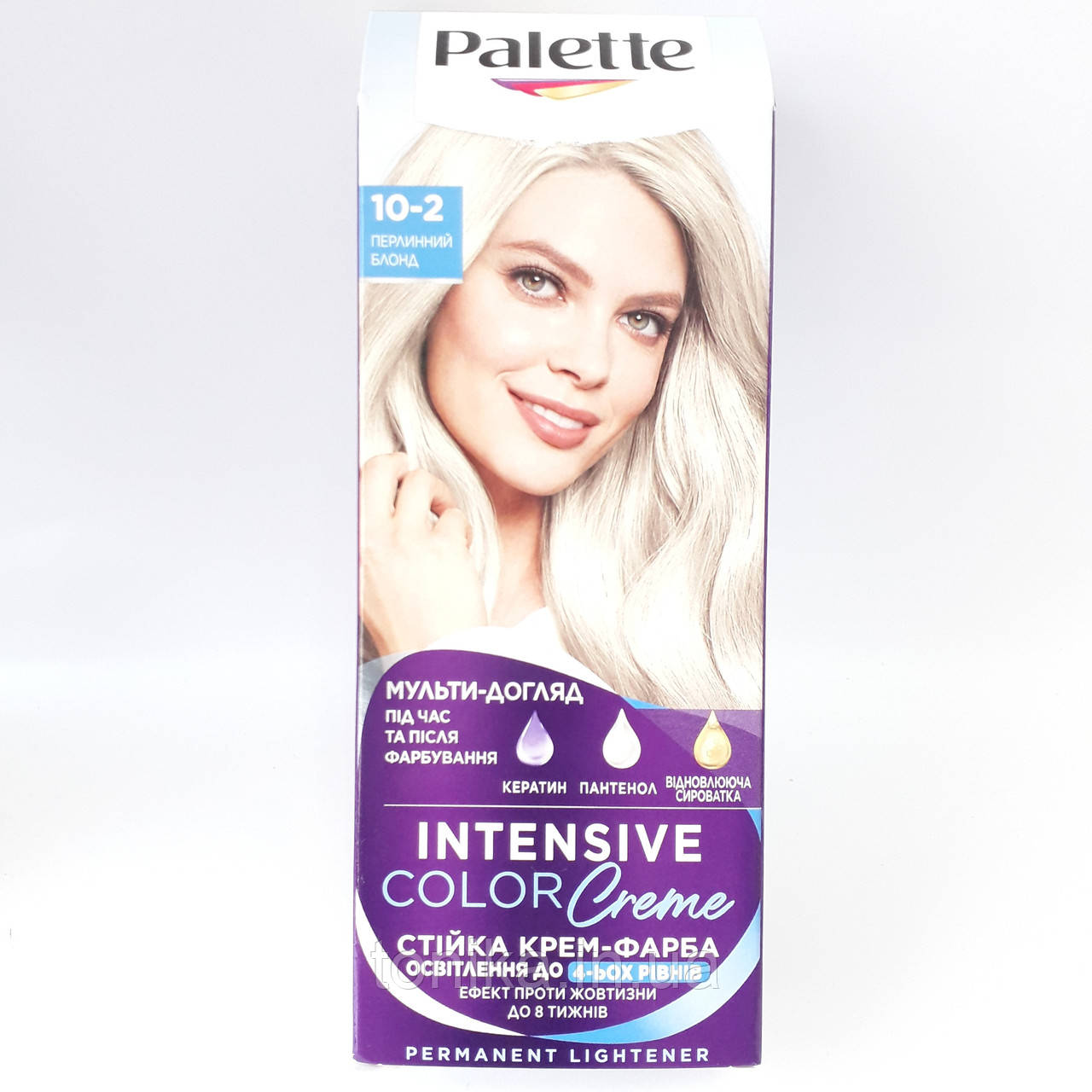 Фарба для волосся А10 / 10-2 ПЕРЛИННИЙ БЛОНДИН Palette