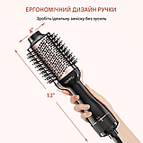 Фен-щітка Nimmu з функцією іонізації та захистом від завивання, фото 5