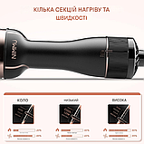 Фен-щітка Nimmu з функцією іонізації та захистом від завивання, фото 7