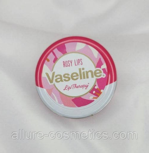 Бальзам для губ з ароматом троянди Vaseline Lip Therapy Rosy Lips 20 г