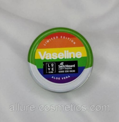 Бальзам для губ з Алое Vaseline Lip Therapy Aloe vera 20 г