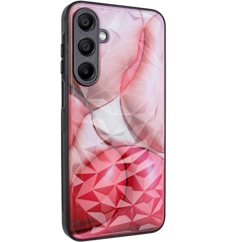 TPU+PC чохол Prisma BubbleGum Full Camera для Samsung Galaxy A26 5G з креативним принтом 3D Pink