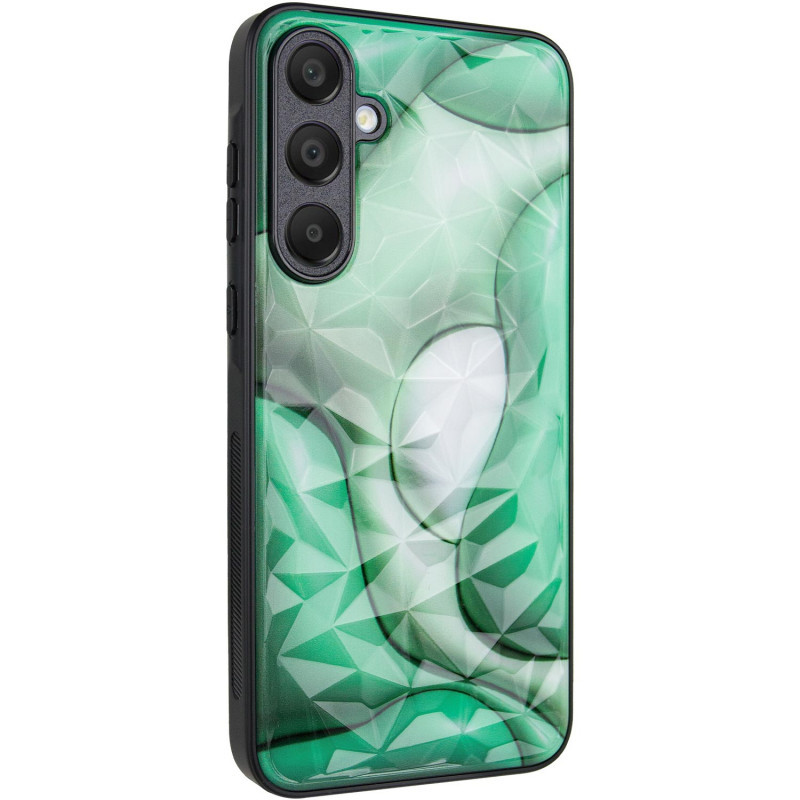 TPU+PC чохол Prisma BubbleGum Full Camera для Samsung Galaxy A56 5G з креативним принтом 3D Green