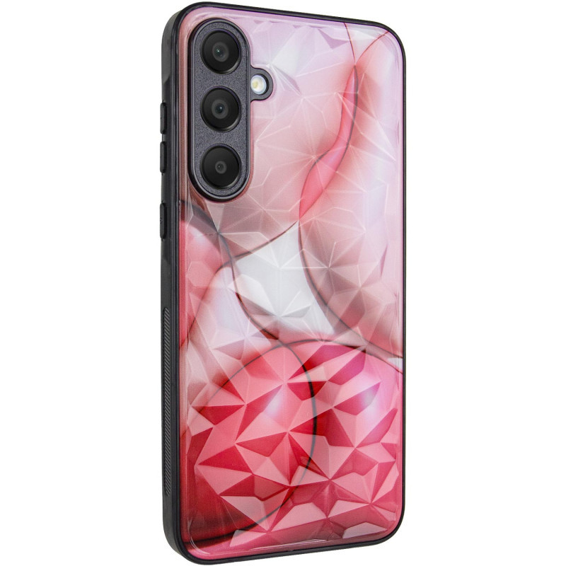 TPU+PC чохол Prisma BubbleGum Full Camera для Samsung Galaxy A56 5G з креативним принтом 3D Pink