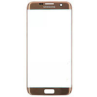 Скло дисплея Samsung Galaxy S7 Edge золотисте