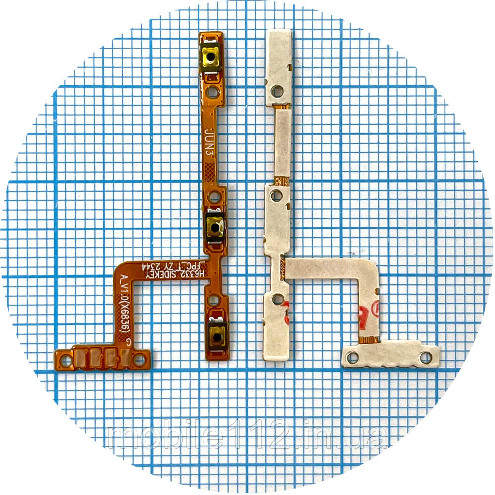 Шлейф Infinix Hot 40, Hot 40 Pro з кнопками вмикання та гучності, фото 1