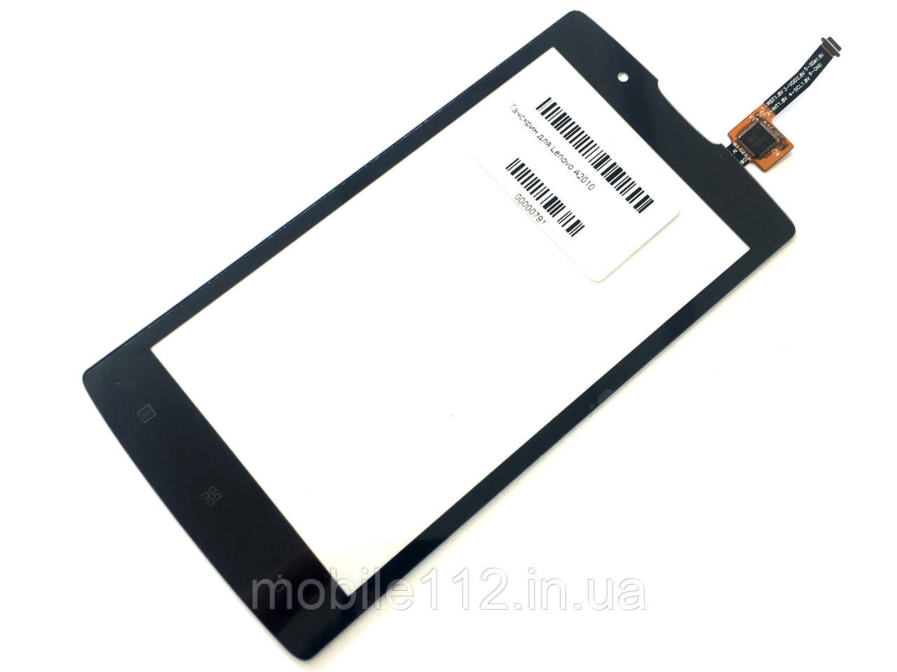 Сенсор (тачскрин) Lenovo A2010 чорний, фото 1