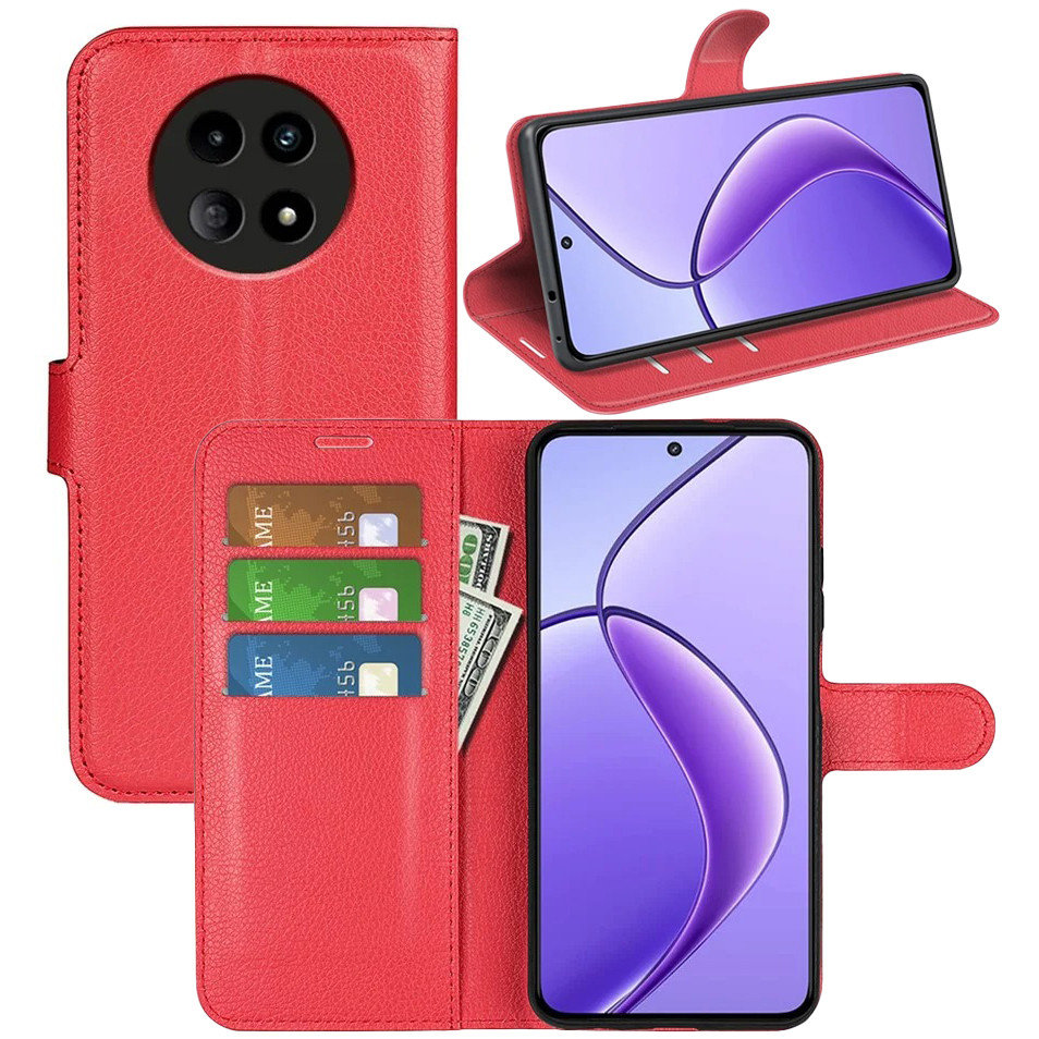 Чохол-книжка Litchie Wallet для Realme 12 5G / 12X 5G Red