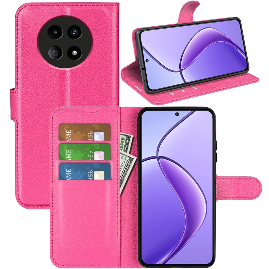 Чохол-книжка Litchie Wallet для Realme 12 5G / 12X 5G Rose