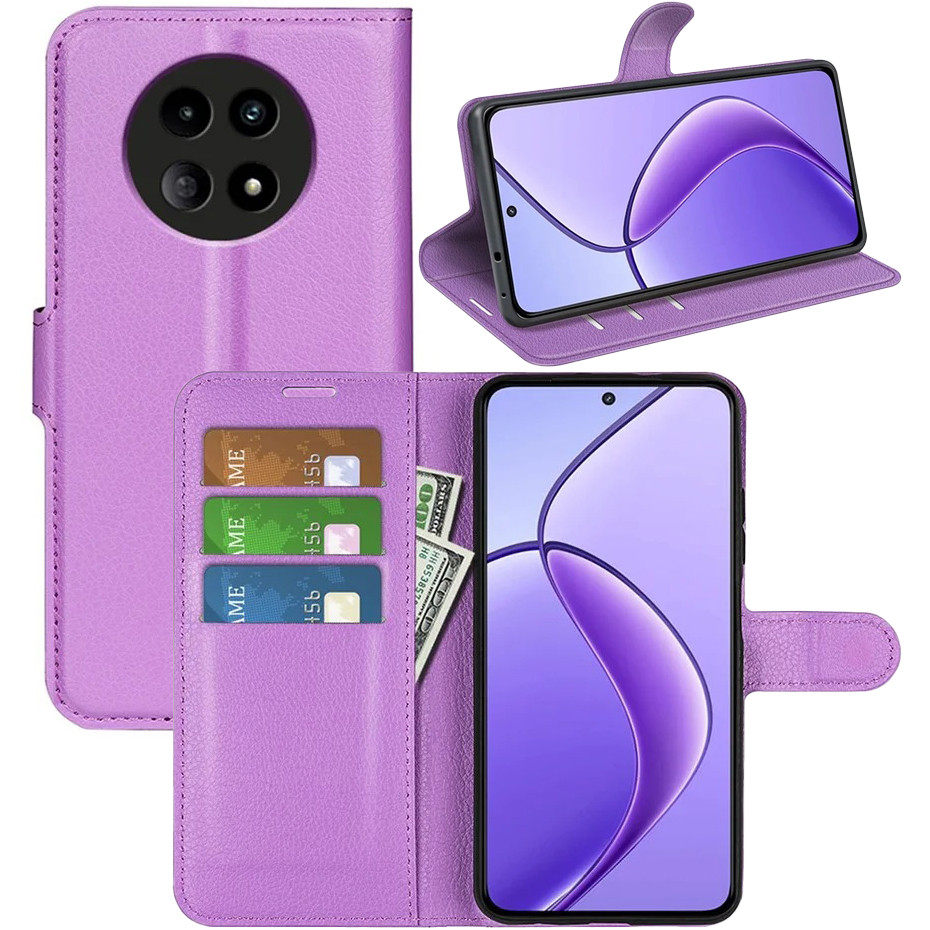 Чохол-книжка Litchie Wallet для Realme 12 5G / 12X 5G Violet