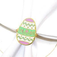 Кільця для серветок Leeseph Великодні 4 шт кольорові PK004