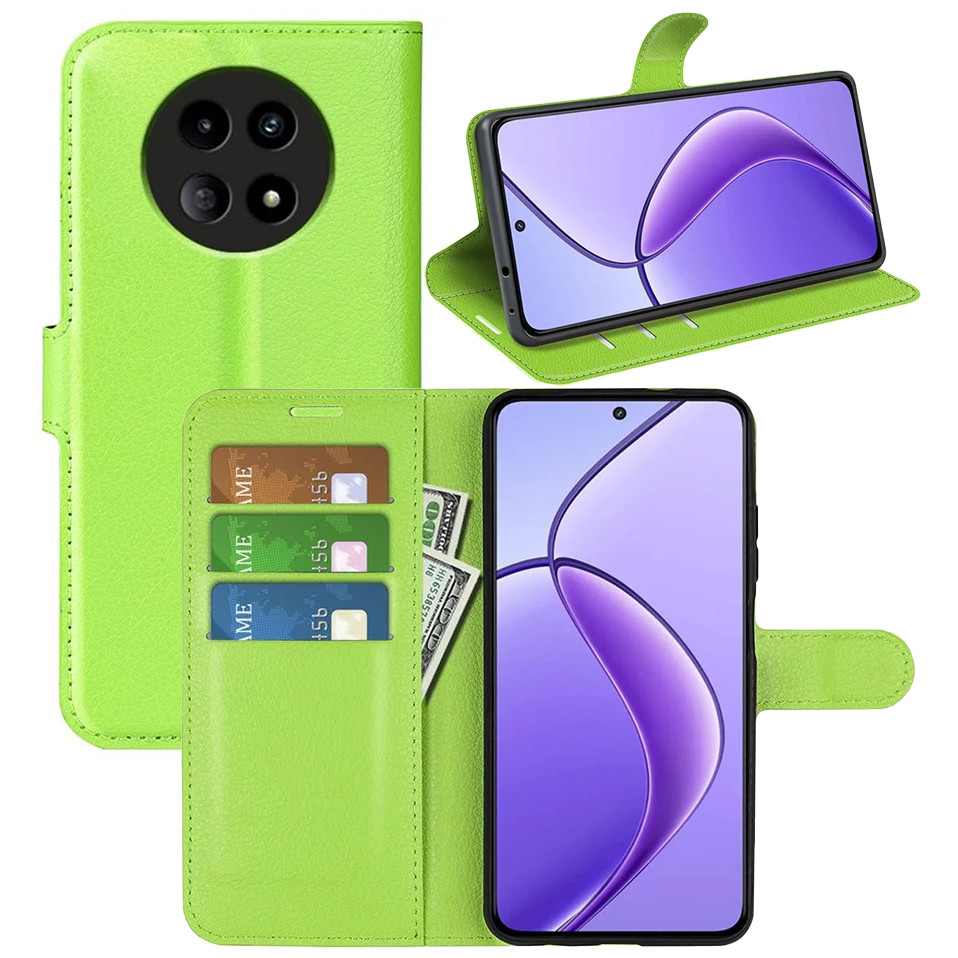 Чохол-книжка Litchie Wallet для Realme 12 5G / 12X 5G Light Green