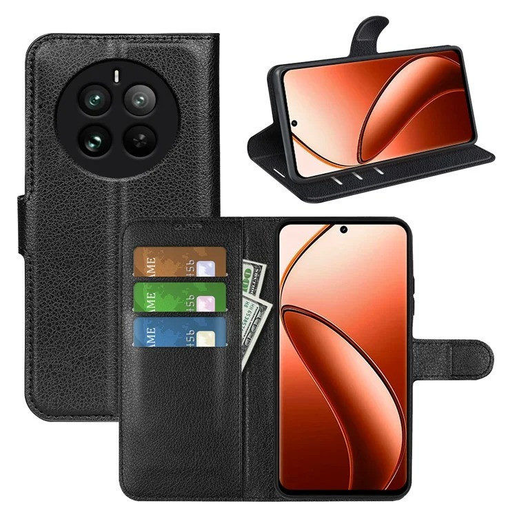 Чохол-книжка Litchie Wallet для Realme 12 Pro 5G / 12 Pro Plus 5G Black
