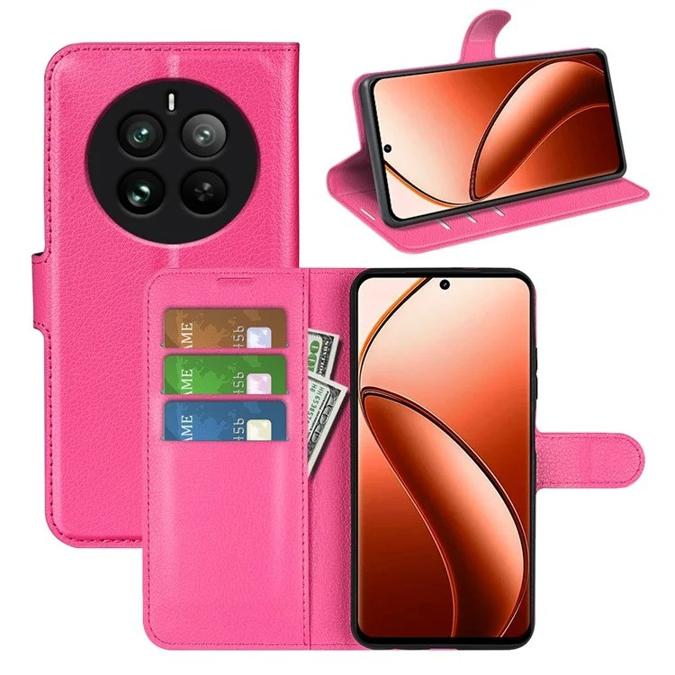 Чохол-книжка Litchie Wallet для Realme 12 Pro 5G / 12 Pro Plus 5G Rose