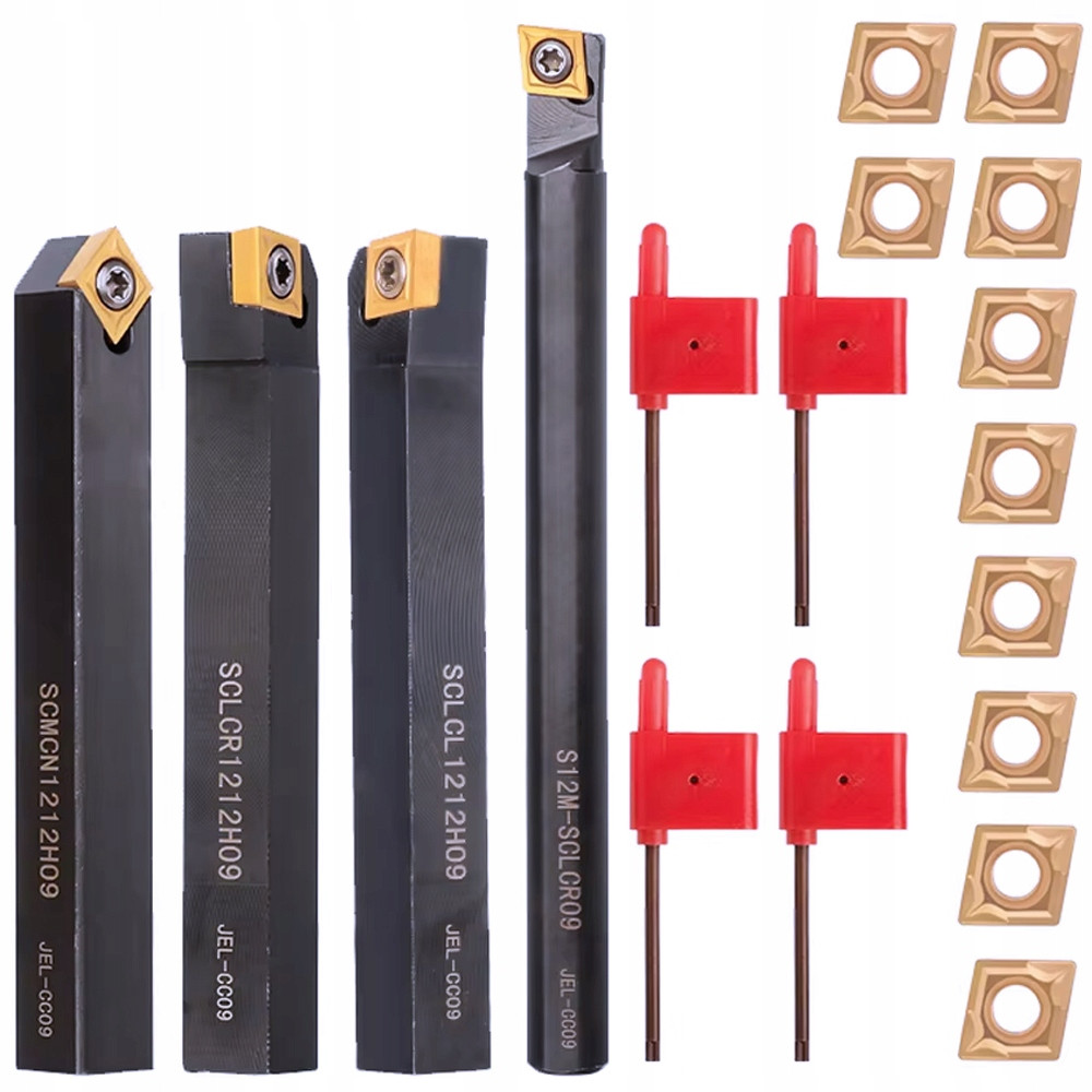 Ножі токарні 18 шт зі змінними пластинами 12мм S12026