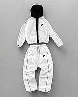 Мужской Спортивный Костюм Белый Брендовый Найк Комплект Брюки Кофта Однотонный Nike Денвер Чоловічий