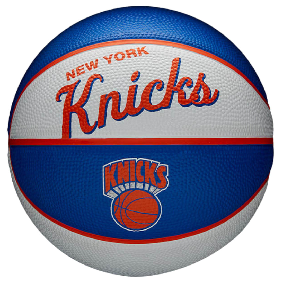 Баскетбольний мінім'яч Wilson NBA TEAM RETRO BSKT MINI NY KNICKS (розмір 3) WTB3200XBNYK