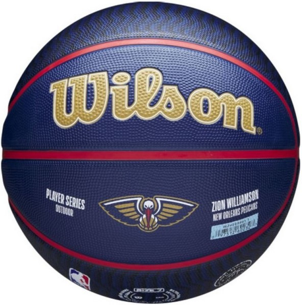 Баскетбольний м'яч Wilson NBA PLAYER ICON OUTDOOR BSKT ZION (розмір 7) WZ4008601XB7