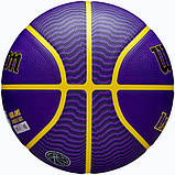 Баскетбольний м'яч Wilson NBA PLAYER ICON OUTDOOR BSKT LEBRON NE (розмір 7) WZ4027601XB7, фото 5