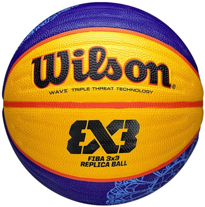 Баскетбольний м'яч Wilson FIBA 3X3 REPLICA PARIS 2024 6F (розмір 6) WZ3015001XB6F