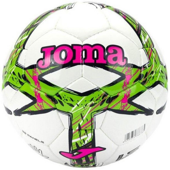 М`яч футбольний Joma DALI III зелений, рожевий Уні (розмір 4) 401412.334.4