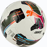 М'яч для футболу Puma Orbita 5 FUSION білий, чорний, оранжевий Уні (розмір 4) 084331-01, фото 3