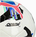 М'яч для футболу Puma Orbita 6 MS білий, чорний, бірюзовий Уні (розмір 5) 084335-07, фото 3