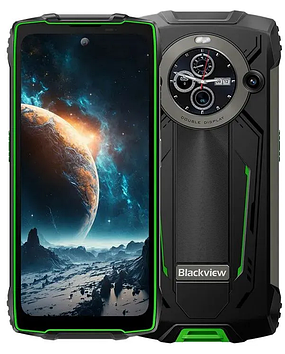 Смартфон Blackview BV8200 Green 12/256GB NFC 8800мА\год 170Lm ліхтар MTK Helio G100