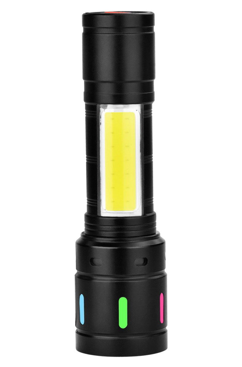Ліхтар ручний BL-627-TG+COB, Li-Ion акумулятор, індикація заряду, ЗУ Type-C, zoom (7_01527), фото 1