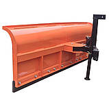 Задня снігова лопата ВТЗ-160 задньонавісний ковш 1.6м для прибирання снігу на мінітрактор, фото 3